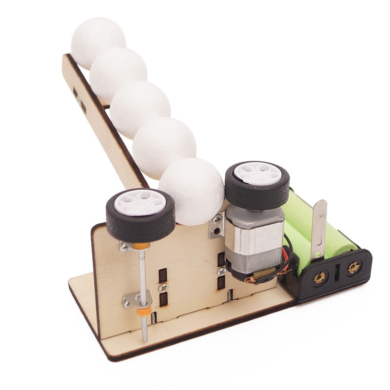 DIY Wooden Pitching Machine STEM Kit