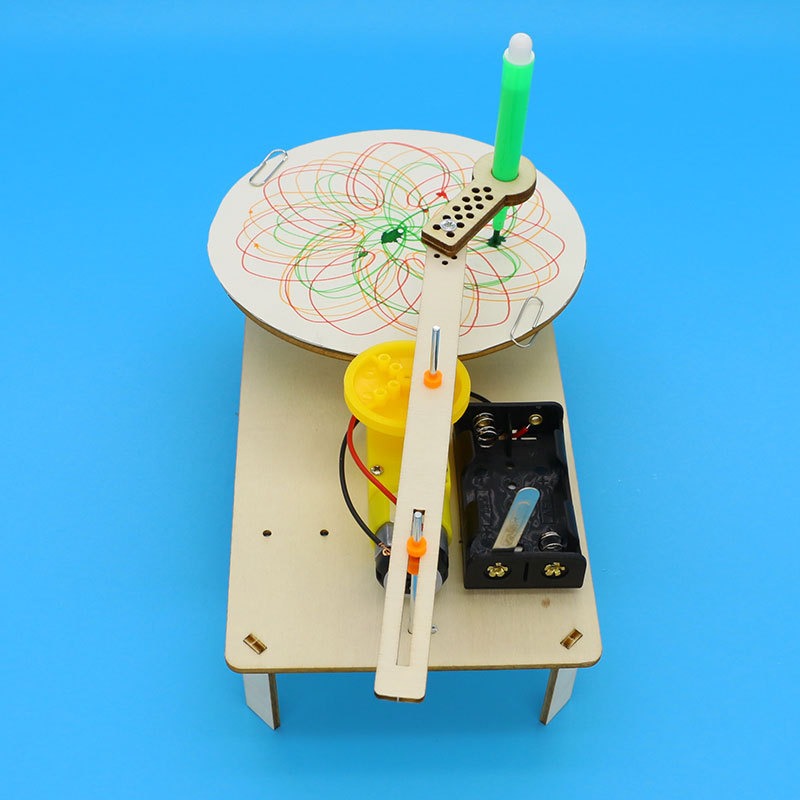 DIY wooden, electric sketch-bot STEM Kit