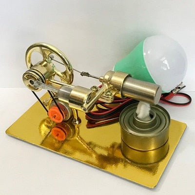 Steam Powered generator w/light