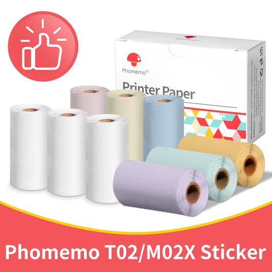 Sticker-Paper Refills for T02 Inkless Printer